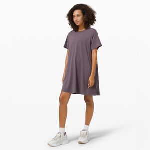 Lululemon All Yours Tee Shirt Dress Size 10 Moonphase